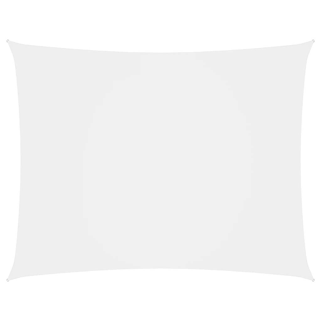 Vidaxl zonnescherm rechthoekig 2x4 m oxford stof wit