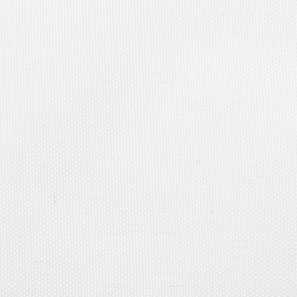 Vidaxl zonnescherm driehoekig 5x5x5 m oxford stof wit
