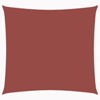 Vidaxl zonnescherm vierkant 3x3 m oxford stof terracottakleurig