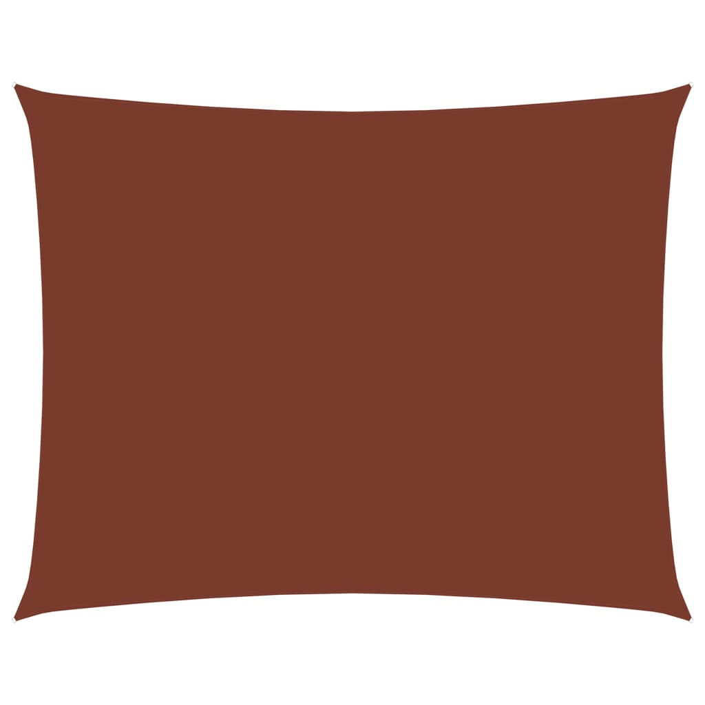 Vidaxl zonnescherm rechthoekig 2x3,5 m oxford stof terracottakleurig