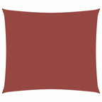 Vidaxl zonnescherm rechthoekig 2,5x3,5 m oxford stof terracottakleurig