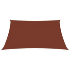 Vidaxl zonnescherm rechthoekig 2,5x3,5 m oxford stof terracottakleurig
