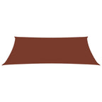 Vidaxl zonnescherm rechthoekig 2,5x5 m oxford stof terracottakleurig