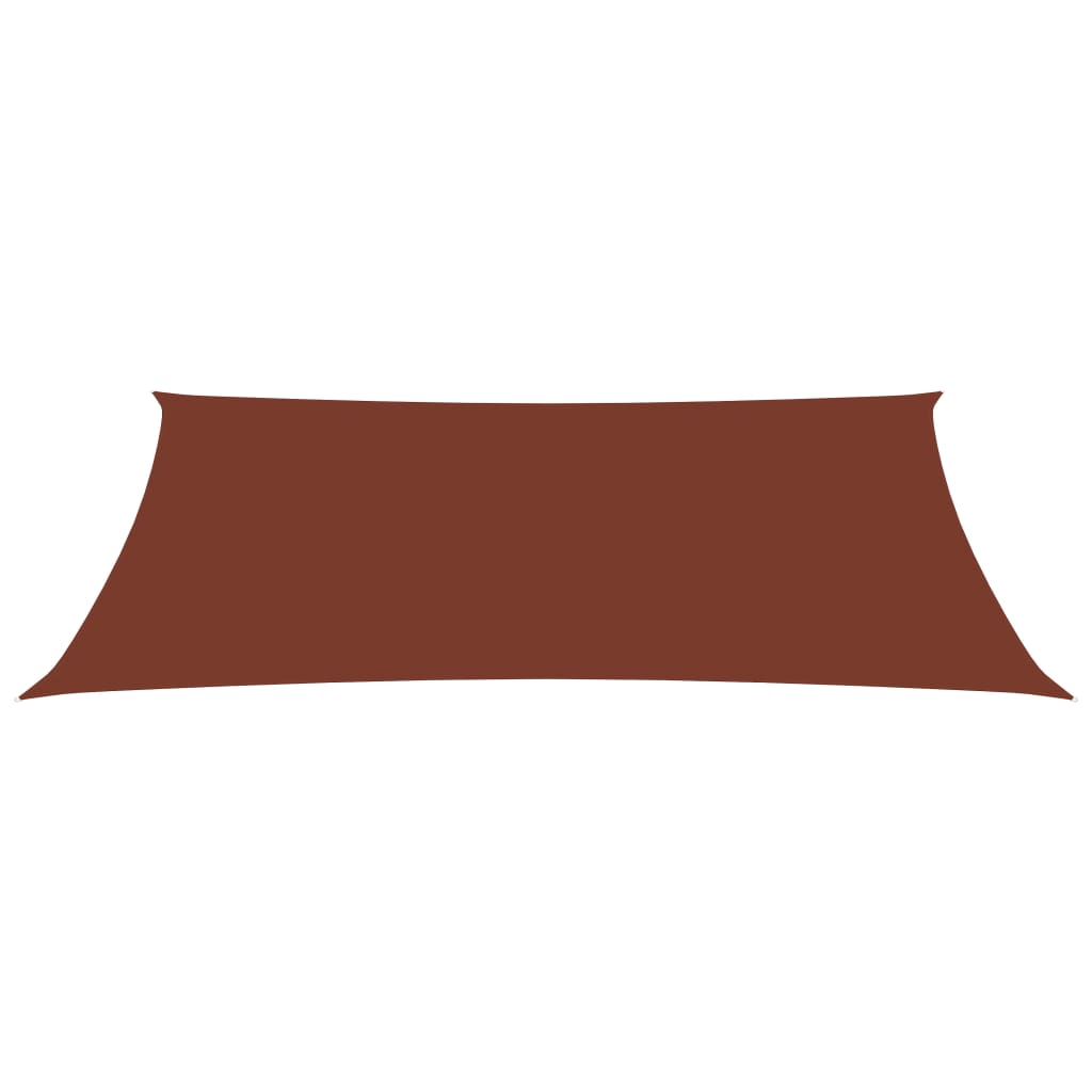 Vidaxl zonnescherm rechthoekig 2,5x5 m oxford stof terracottakleurig