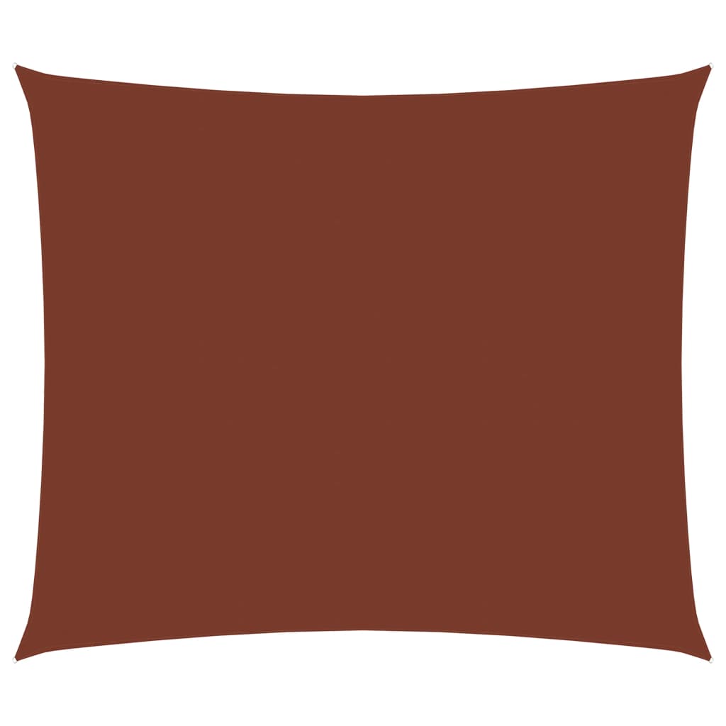 Vidaxl zonnescherm rechthoekig 3x4 m oxford stof terracottakleurig