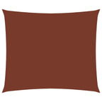 Vidaxl zonnescherm rechthoekig 3x4 m oxford stof terracottakleurig