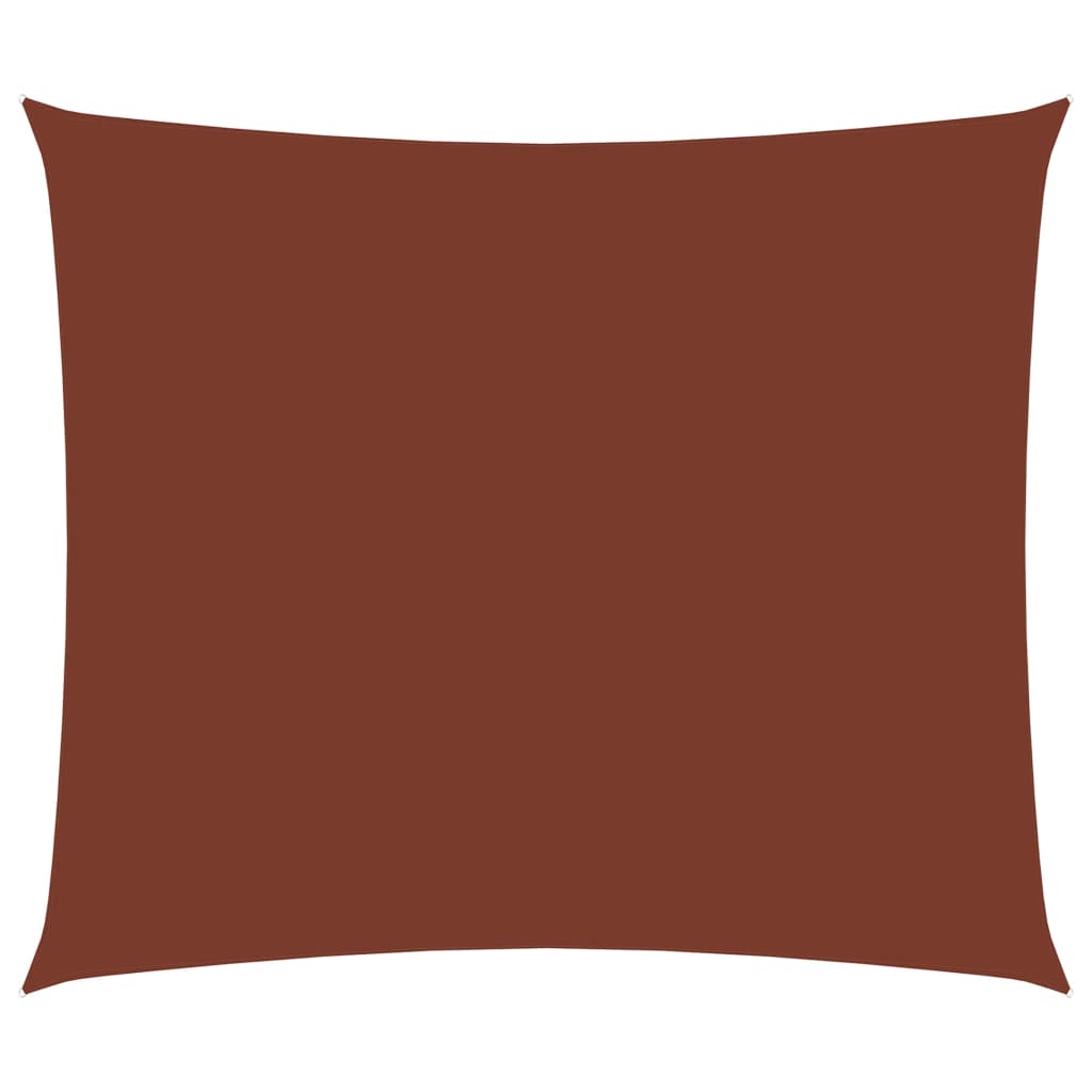Vidaxl zonnescherm rechthoekig 3x4,5 m oxford stof terracottakleurig
