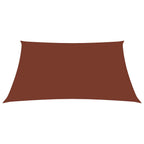 Vidaxl zonnescherm rechthoekig 3,5x4,5 m oxford stof terracottakleurig