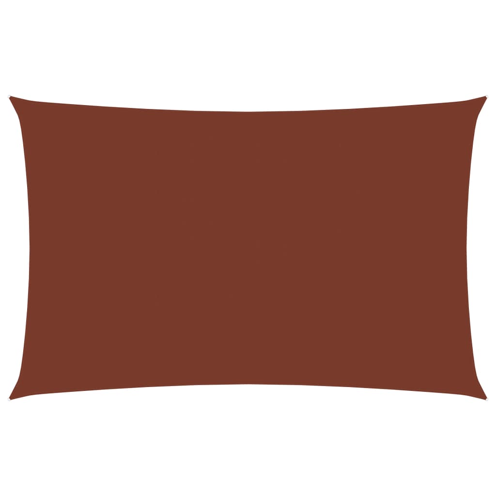 Vidaxl zonnescherm rechthoekig 5x8 m oxford stof terracottakleurig
