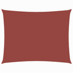 Vidaxl zonnescherm rechthoekig 6x7 m oxford stof terracottakleurig