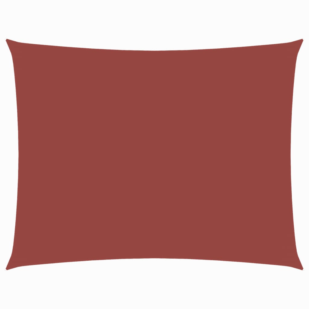 Vidaxl zonnescherm rechthoekig 6x7 m oxford stof terracottakleurig