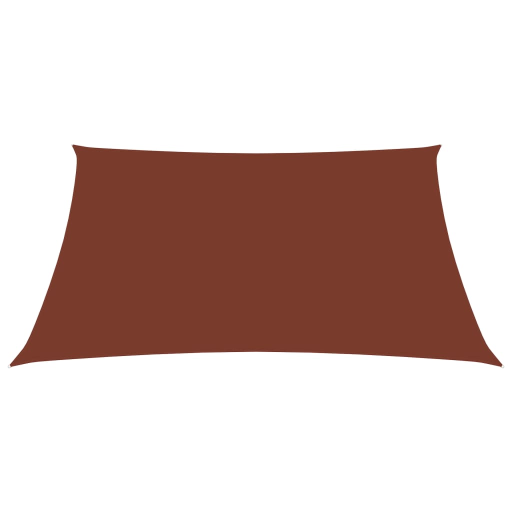 Vidaxl zonnescherm rechthoekig 6x7 m oxford stof terracottakleurig