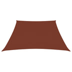 Vidaxl zonnescherm trapezium 3 4x3 m oxford stof terracottakleurig