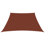 Vidaxl zonnezeil trapezium 3 5x4 m oxford stof terracottakleurig