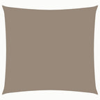 Vidaxl zonnescherm vierkant 2,5x2,5 m oxford stof taupe