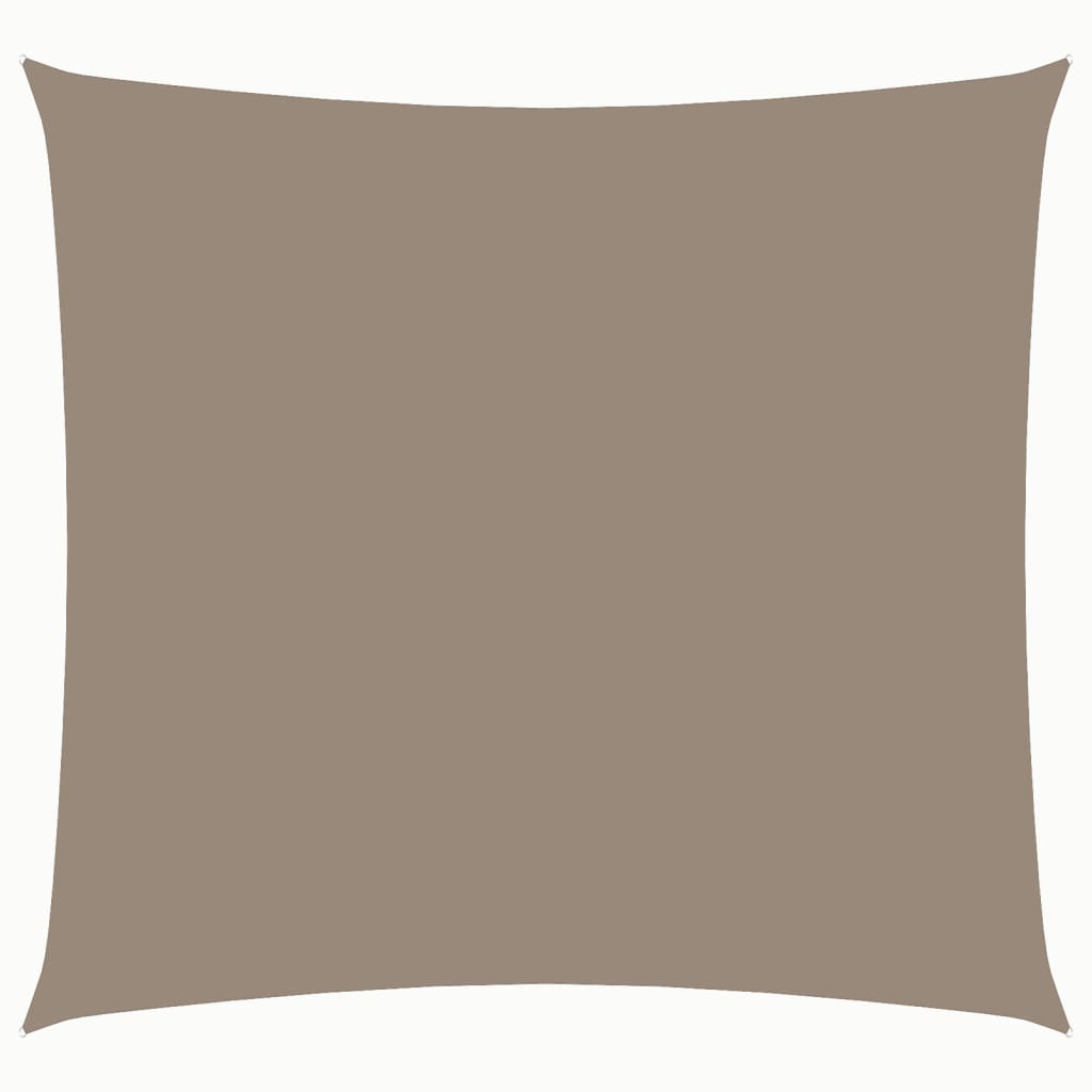 Vidaxl zonnescherm vierkant 3x3 m oxford stof taupe