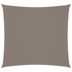 Vidaxl zonnescherm vierkant 4x4 m oxford stof taupe