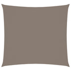 Vidaxl zonnescherm vierkant 6x6 m oxford stof taupe