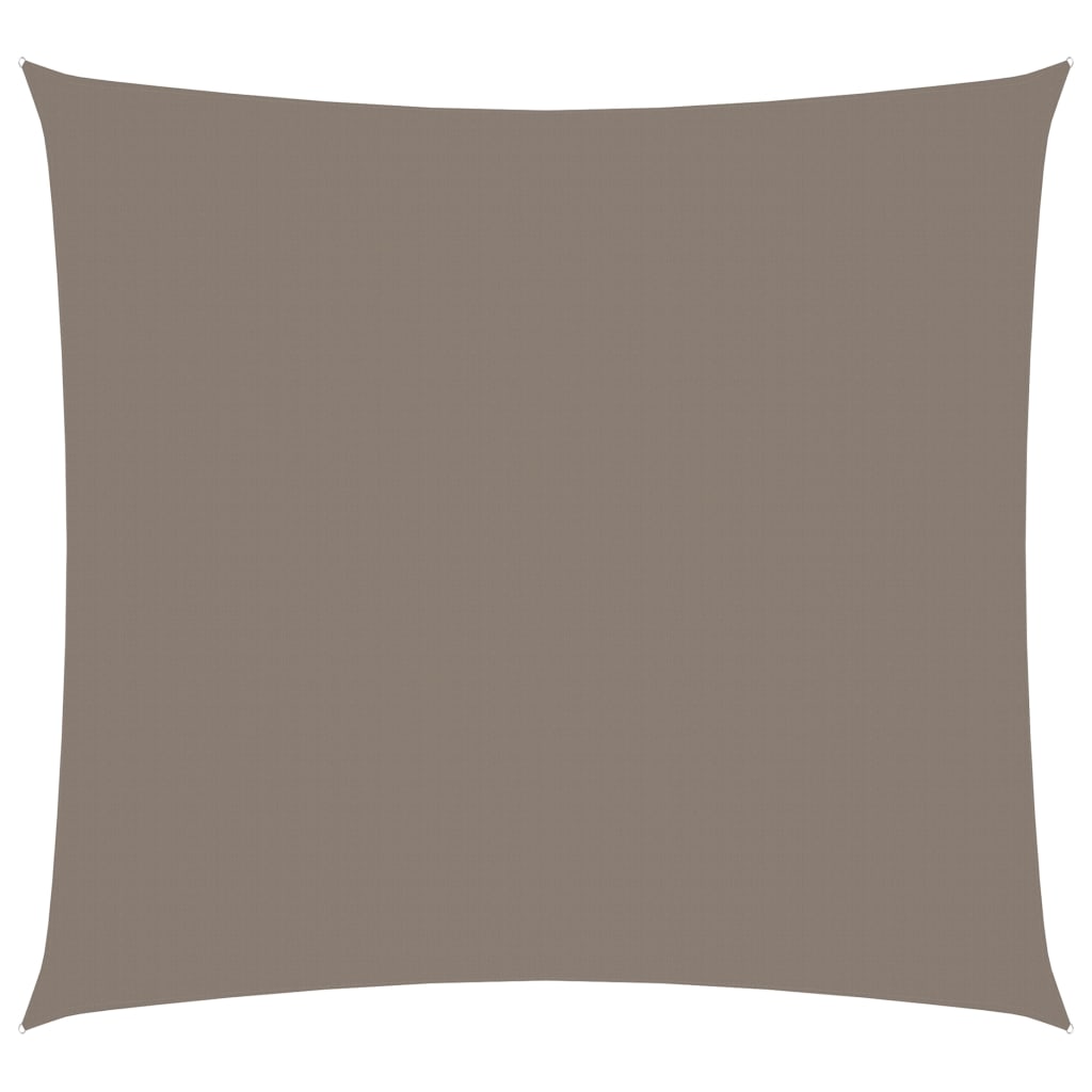 Vidaxl zonnescherm vierkant 6x6 m oxford stof taupe