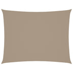 Vidaxl zonnescherm rechthoekig 2x3 m oxford stof taupe