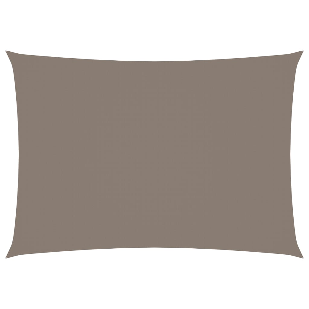 Vidaxl zonnescherm rechthoekig 2x4,5 m oxford stof taupe