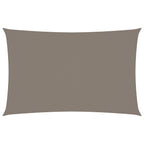 Vidaxl zonnescherm rechthoekig 2x5 m oxford stof taupe