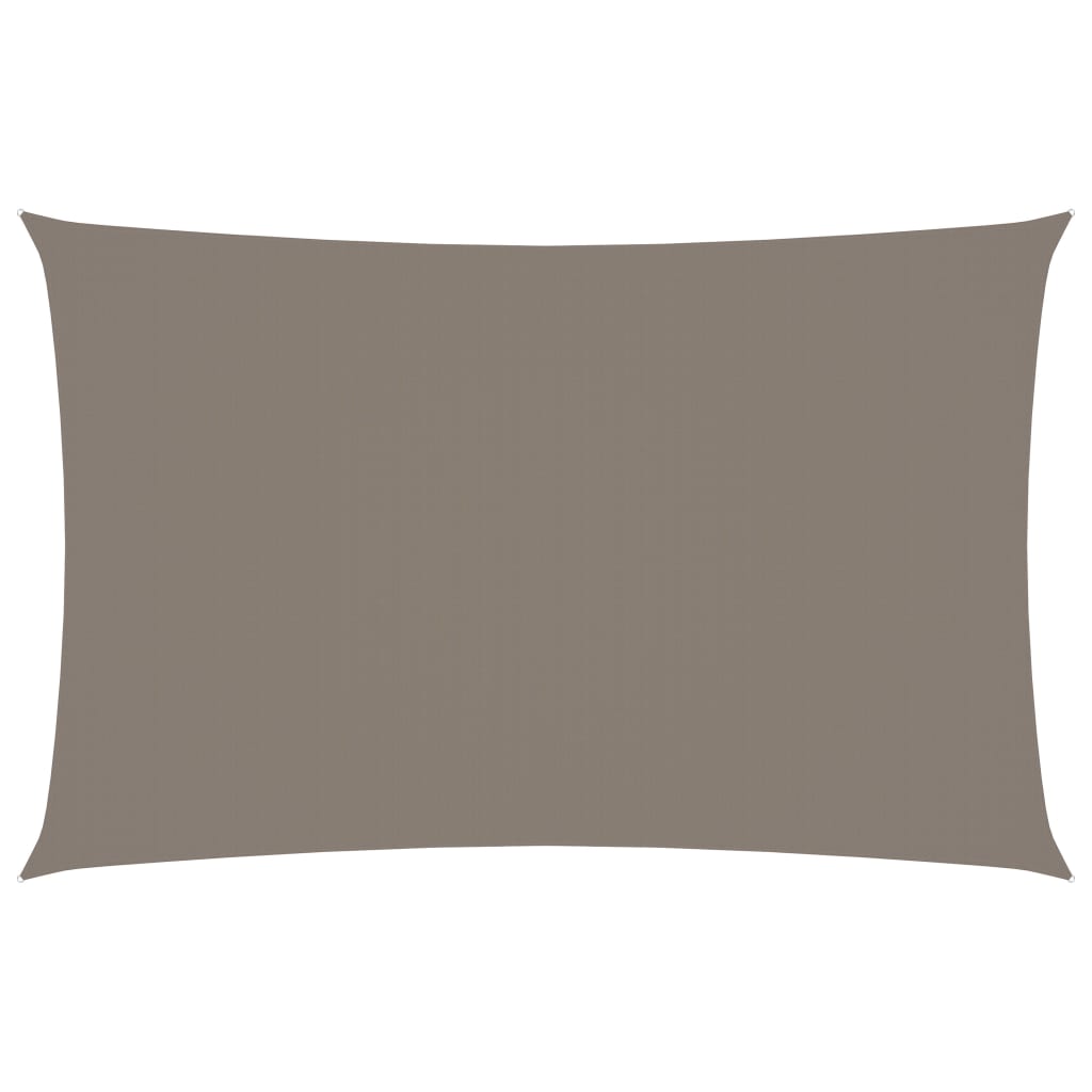 Vidaxl zonnescherm rechthoekig 2x5 m oxford stof taupe
