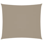 Vidaxl zonnescherm rechthoekig 2,5x3 m oxford stof taupe