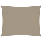 Vidaxl zonnescherm rechthoekig 3x6 m oxford stof taupe