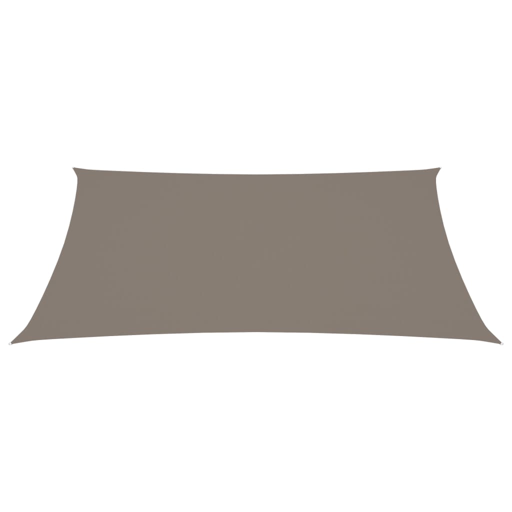 Vidaxl zonnescherm rechthoekig 3,5x5 m oxford stof taupe