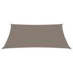 Vidaxl zonnescherm rechthoekig 3,5x5 m oxford stof taupe