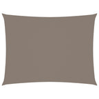 Vidaxl zonnescherm rechthoekig 5x6 m oxford stof taupe