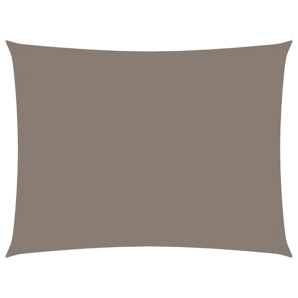 Vidaxl zonnescherm rechthoekig 5x6 m oxford stof taupe