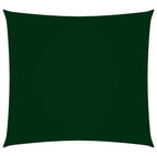 Vidaxl zonnescherm vierkant 2x2 m oxford stof donkergroen