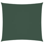 Vidaxl zonnescherm vierkant 2,5x2,5 m oxford stof donkergroen