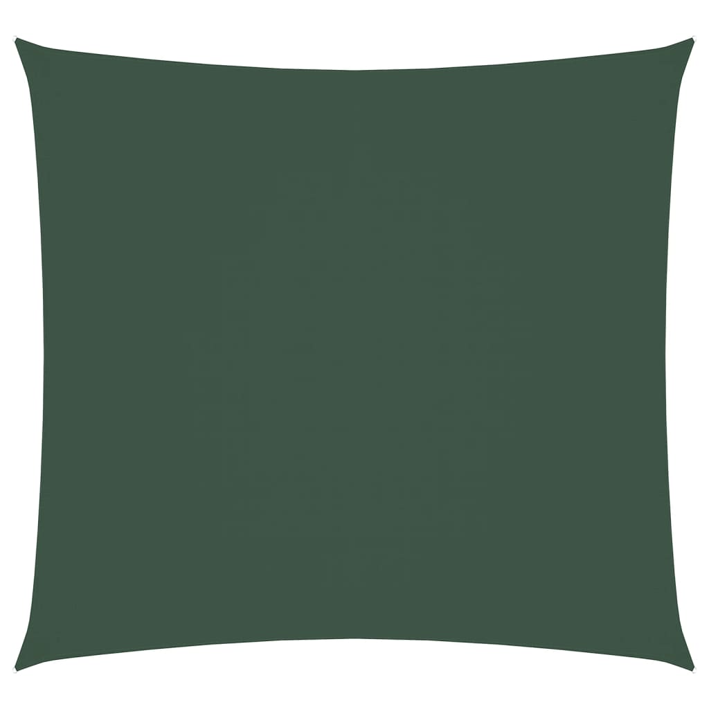 Vidaxl zonnescherm vierkant 3,6x3,6 m oxford stof donkergroen