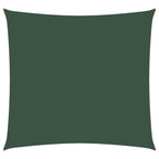 Vidaxl zonnescherm vierkant 6x6 m oxford stof donkergroen