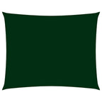Vidaxl zonnescherm rechthoekig 2x3,5 m oxford stof donkergroen