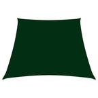 Vidaxl zonnezeil trapezium 2 4x3 m oxford stof donkergroen
