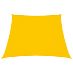 VidaXL Zonnezeil trapezium 3/5x4 m oxford stof geel