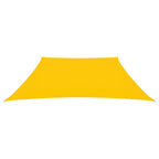 VidaXL Zonnezeil trapezium 3/5x4 m oxford stof geel