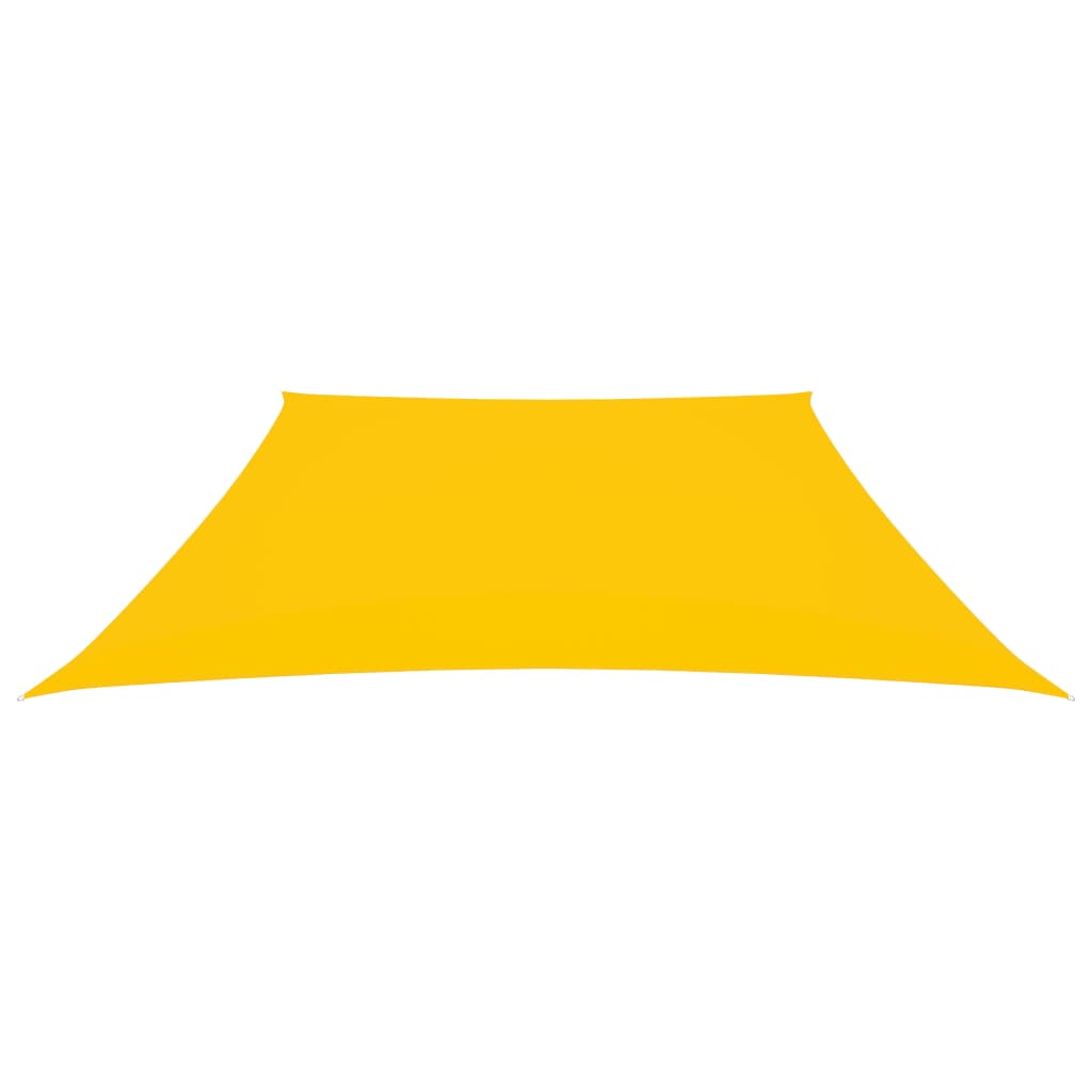 VidaXL Zonnezeil trapezium 3/5x4 m oxford stof geel