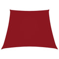 Vidaxl zonnezeil trapezium 2 4x3 m oxford stof rood