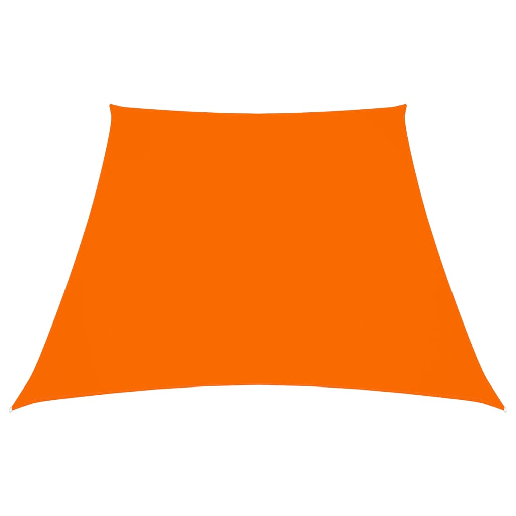 VidaXL Zonnezeil trapezium 2 4x3 m oxford stof oranje