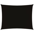 Vidaxl zonnescherm rechthoekig 2x3 m oxford stof zwart