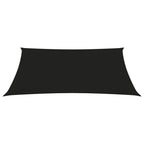 Vidaxl zonnescherm rechthoekig 2,5x3,5 m oxford stof zwart