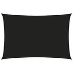 Vidaxl zonnescherm rechthoekig 2,5x4,5 m oxford stof zwart
