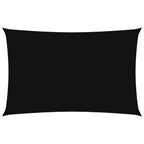 Vidaxl zonnescherm rechthoekig 2,5x5 m oxford stof zwart