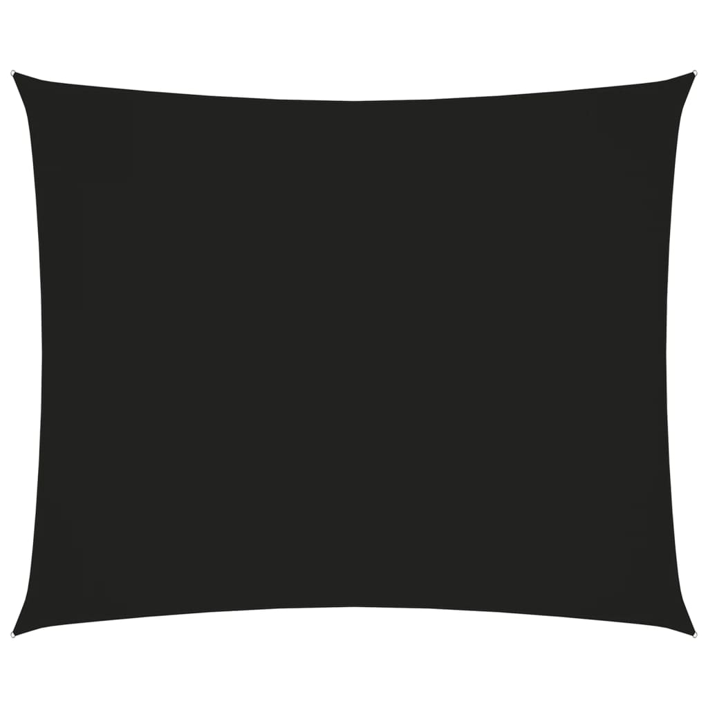 Vidaxl zonnescherm rechthoekig 3x4 m oxford stof zwart