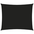 VidaXL Zonnescherm rechthoekig 3,5x4,5 m oxford stof zwart
